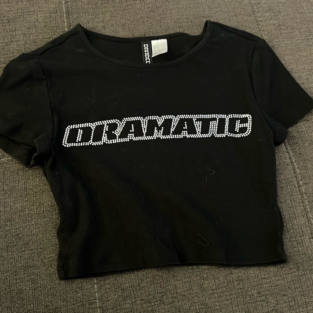H&M Black Crop Top